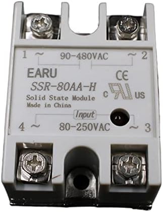 Ilame Solid State Relay SSR-80AA-H 80A 80-250V AC до 90-480V AC SSR 80AA-H Реле Реле