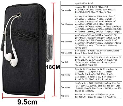 Телефонска футрола торба за телефонска рака за трчање, држач за мобилни телефони Armband за iPhone 12 11 Pro Max XS/XR/8/7/6 Plus, држач за теретана за рака, торбичка за телефон за Galaxy S2