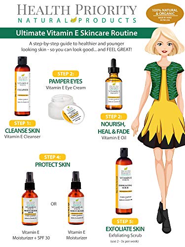 Природен витамин Е крем за очи за третман под очите. Намалете ги подуени кеси, отстранете ги брчките и фините линии и омекнете ги нозете