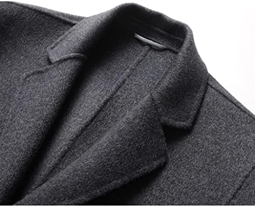 TJLSS Handgefertigter Doppelseitiger TweedMantel Aus Wolle Für Männer во KnieLanger Tweedjacke Tweed Tweed Tweedcoat