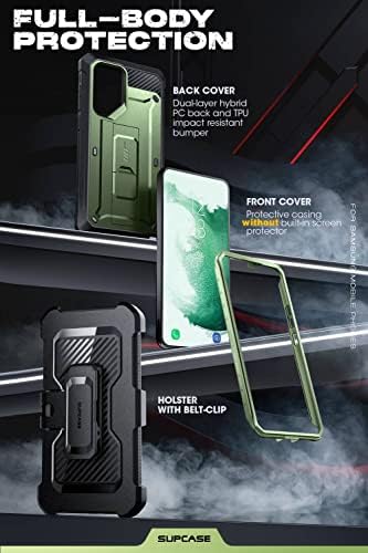 SUPCASE Еднорог Буба Про Случај За Samsung Galaxy S23 Ултра 5G, Двослоен Цврст Појас Со Цело Тело-Клип &засилувач; Kickstand Случај Со Предна