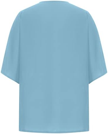 Annhoo везени блузи женски кратки ракави, искријте длабоко в вратот чипка шифон, обична боемска блуза маица дами