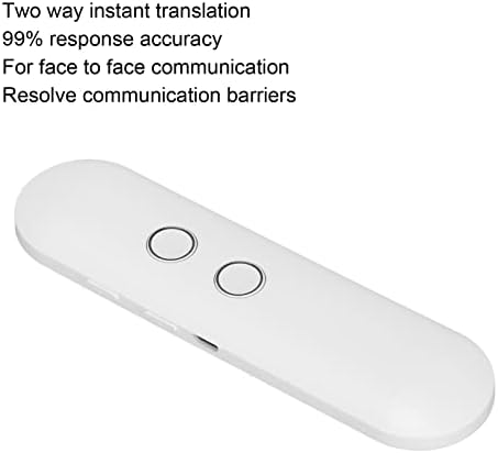 Уред За преведувач на инстант Јазик, 2 Начин Пренослив Говорен Превод Во Реално Време 40 Јазици Bluetooth Ai Преведувач За Патување