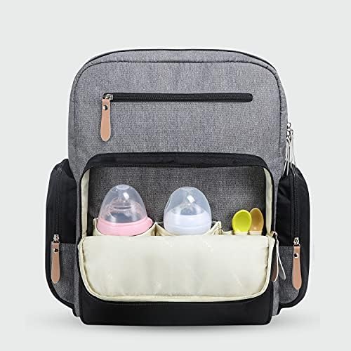 Копнена торба за пелени мултифункционален водоотпорен ранец за патувања кеси за пелени изолирани џебови за прегради џеб за марамчиња