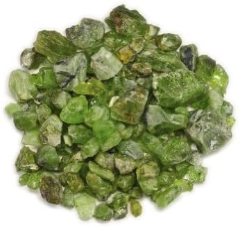 Материјали за хипнотички скапоцени камења: 1 lb груб најголемиот дел од перидот камења од Пакистан - сурови природни кристали за кабини,