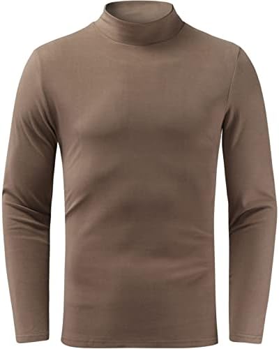 Xiloccer Mens Designer Tilts Tilts jime-врат џемпер за мажи големи маици под кошула мажи долга кошула за кошула за џемпери со кошула