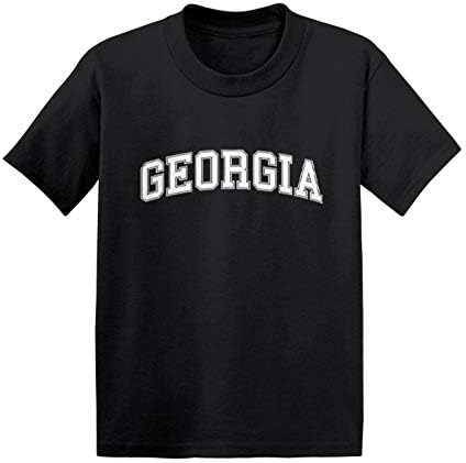Georgiaорџија - Државна горда силна гордост за новороденче/маичка со маичка со маички од памук