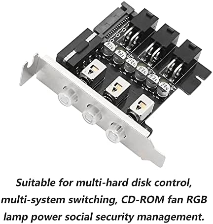 Cerxian 3 Начин Хард Диск Прекинувач За Напојување Систем Модул За HDD/SSD, Оптимизиран SSD Со Низок Профил Заграда