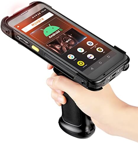 2023 скенер за баркод со Android со пиштол зафат, Android 11, Wi-Fi 6 Munbyn Mobile Computer Handheld Rugged PDA 5.5 Терминал на податоци SE4710