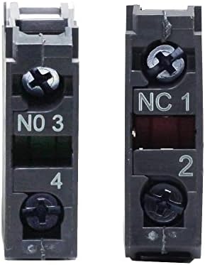 Копче прекинувач Помошен контакт со зелена боја Нормално отворена ZBEE101C црвена нормално затворена ZBEE101C Контактна база 10А