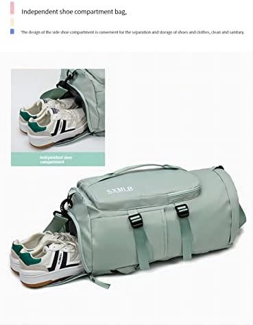 Визиоело торба за патување со Голем капацитет,водоотпорен спортски ранец за фитнес торби, независен оддел за чевли сува и влажна лента