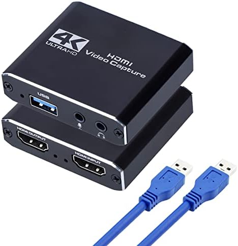 Картичка за снимање, Картичка За Снимање Аудио Видео, HDMI ДО USB 3.0 со Влез На Микрофон &засилувач; Аудио Излез И HDMI Јамка-Надвор