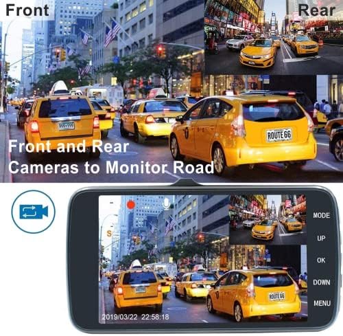 Камера За Автомобил Цртичка Камера Во Реално Време Видео Dashcam Автомобил Видео Рекордер Резервна Камера Автомобил Безбедност Камера Ноќно Гледање