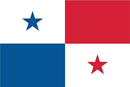 2-Пакет Налепница За Налепници Со Знамиња Од Панама | 5-Инчи На 3-Инчи | Винил Со Врвен Квалитет | ПД506