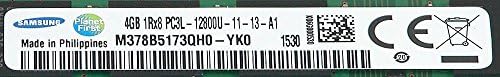 Samsung 4GB PC3L-12800U DDR3-1600 1RX8 Non-ECC UDIMM меморија M378B5173QH0-YK0