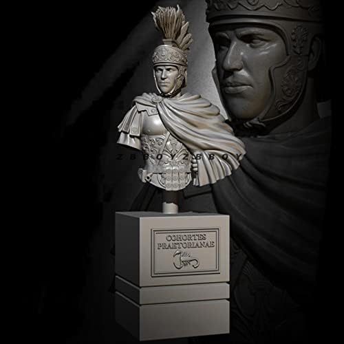 Гудмоел 55мм Антички римски генерал биста смола фигура, необработени и необоени минијатури / XA-0573