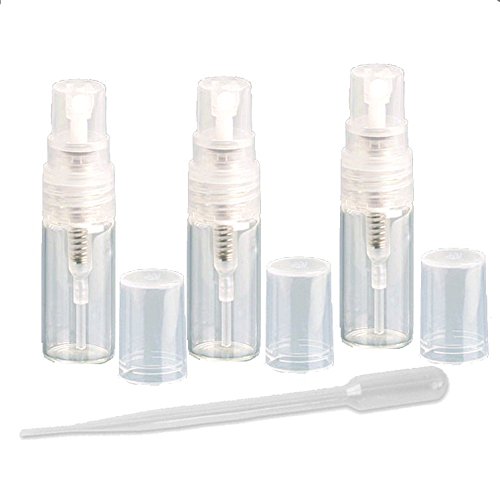 Гранд парфими празни стаклени шишиња со атомизатор од 3 мл, шишиња за полнење на парфеми со палто, шишиња со спреј за спреј со