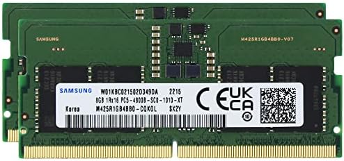 Samsung 16GB DDR5 4800MHz PC5-38400 SODIMM 1RX16 CL40 1.1V M425R1GB4BB0-CQK лаптоп лаптоп меморија модул надградба на RAM Adamanta