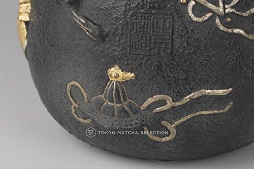 Избор на метеж во Токио - [Heritage] Takaoka Tetsubin: Колекција на богатства со злато и сребро вметнување - Јапонски котел од котел од железо - Јапонија увезена [Стандарден брод ?