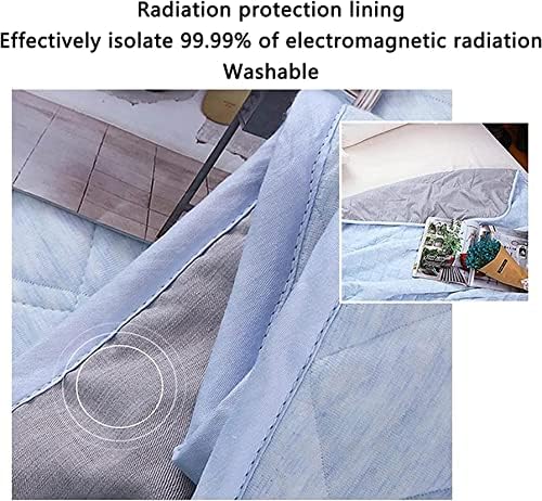Yilefu emf anti-radation kide lister бремена ќебе зрачење штит 5G заштита породилна торба за бебиња мека и дише отстранлива и печење,