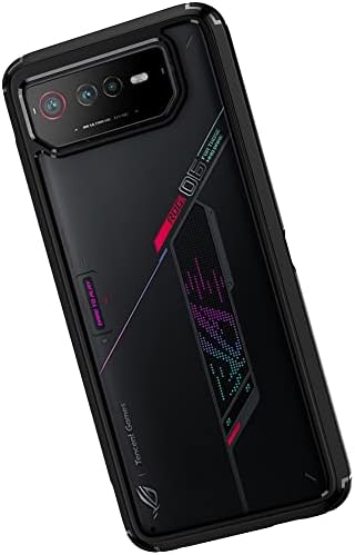 Футанвеи Оклоп Серија Случај За Asus Rog Телефон 6 5G, Asus ROG Телефон 6 Случај, [Тенок Вклопуваат] Удар Заштита Браник Транспарентен Телефон