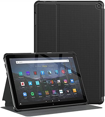 Случај на SOKE за сите нови Fire HD 10 & 10 Plus Tablet Premium Folio Stand Cover со автоматско будење/спиење за 10,1 инчен таблет,