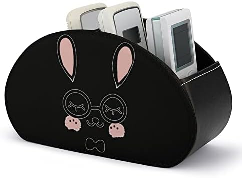 Кутија за складирање на далечински управувач Kawaii Bunny PU Multifunctional TV-далечински управувач за далечински управувачи Организатор