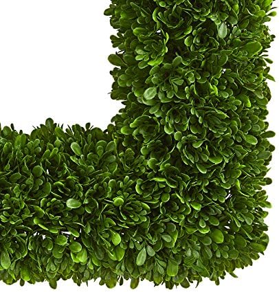 Скоро природен 17 чајниот лист плоштад венец УВ отпорен вештачко растение, зелено