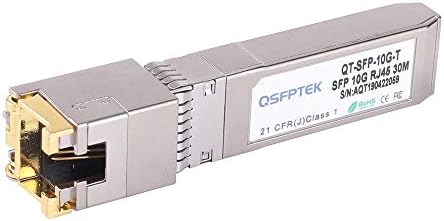 4pack 10gbase-T SFP+ до RJ45 бакарен модул мини-GBIC трансцесивер за Cisco SFP-10G-T-S, Ubiquiti UF-RJ45-10G, Netgear, Mikrotik, D-Link,