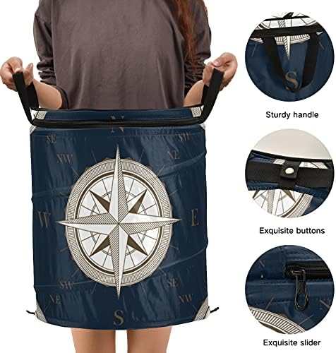 Гроздобер компас Поп -дополнете го алиштата со алишта со патент за патент за перење со рачки со рачки што може да се сруши за складирање