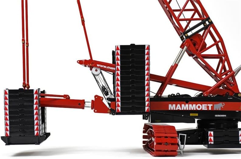 За Mammoet за Demag CC 2800 Crawler Crane 1:50 Diecast камион претходно изграден модел