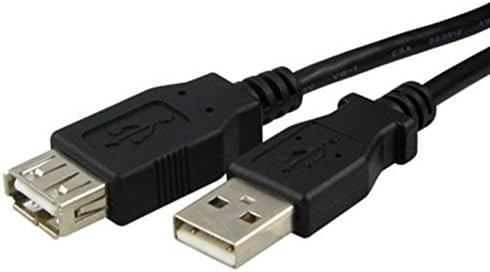 C&E USB 2.0 продолжен кабел, црна, машко до женско 1 нозе CNE460289
