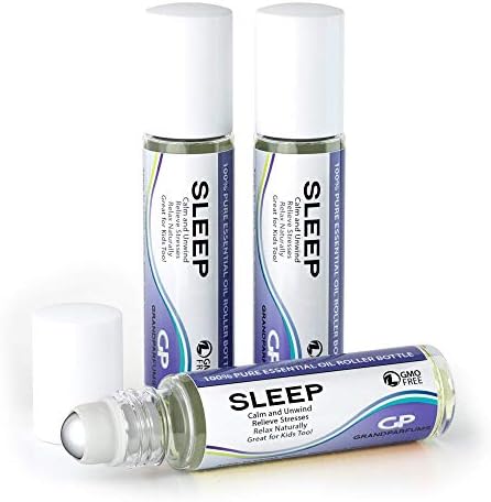 Мешавината за есенцијално масло за спиење се тркала со природна поддршка од соништата, со лаванда, ветивер и портокал - чиста,