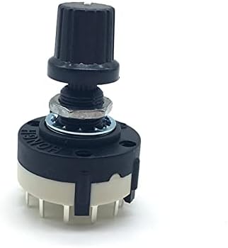 Zaahh microswitch 5pcs rs26 3 пол 4 Позиција избирачки опсег на ротациониот канал на ротациониот канал на рачката на рачката 20мм со прекинувач