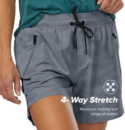 Корса предизвик 5 „Атлетски шорцеви за жени со џебови | лесна и влага за трчање за трчање, јога, салата | x-мала, сенка