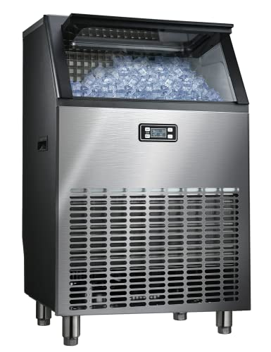 Производител на мраз комерцијална машина за мраз само чиста, 105 коцки по круг во 11-18 минути 200 bs/24h 48 bsbs за складирање, напредна