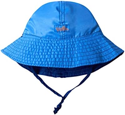 УВ Скинц Бебе момчиња UPF 50+ Реверзибилна капа од сонце-капи за блокирање на сонцето за новороденчиња