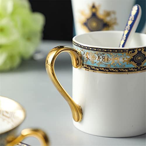 SXNBH Европски стил кафе и кригла со три парчиња кутија за подароци британски попладневен чај сет со сувенир