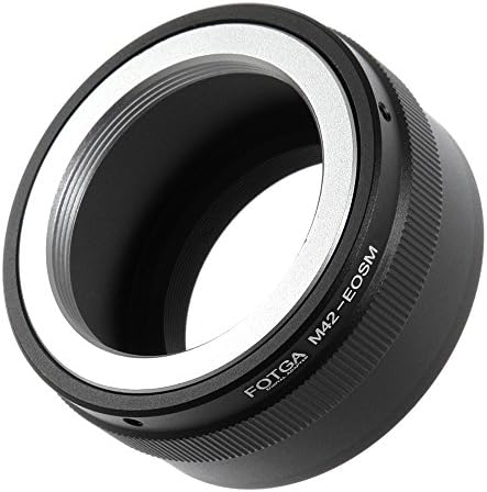 FOCUSFOTO FOTGA Адаптер прстен за M42 42mm завртки за монтирање на леќи на канон EOS EF-M монтирање на каросерија без огледало на фотоапаратот