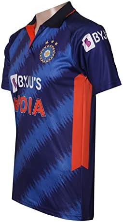 КД Крикет Jerseyерси Светски куп 2021 поддржувач маица Крикет тим униформа Индија