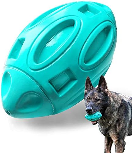 Викано Пискливи Играчки За Кучиња за Агресивни Џвакачи: Гумена Топка За Џвакање Кученца Со Чкрипеч, Речиси Неуништлива И Издржлива Играчка