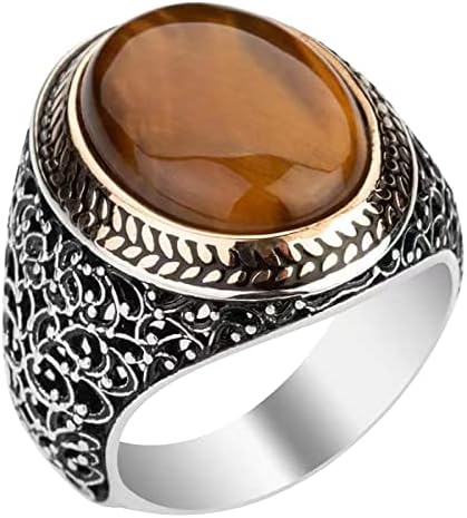 Прстени за венчавки и ангажмани за женски скапоцен камен уметност изработен унисекс прстен едноставен моден накит популарен
