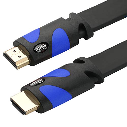 Постта Рамен HDMI Кабел Рамен HDMI 2.0 Кабел Поддршка 4K, 3D, 2160p, 1080p, Етернет И Аудио Враќање-Црно-Сино