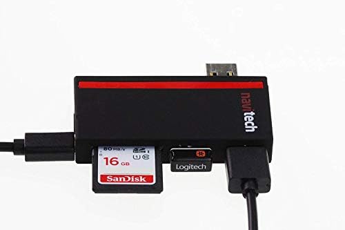 Навитех 2 во 1 ЛАПТОП/Таблет USB 3.0/2.0 Hub Адаптер/Микро USB Влез со Читач НА Sd/Micro SD Картички Компатибилен Со HP-Pavilion x360 14-dh0018nf