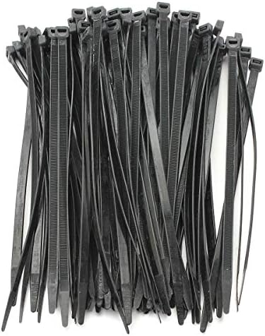 100-1000 парчиња професионални кабелски врски со кабелски врски 4.8x200mm сиви 100 парчиња