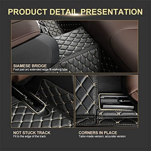 Мејт автомобил подни душеци за Hyundai Genesis 2009-2017 Целосно опкружени сите временски теписи за временски услови луксузна кожа водоотпорна