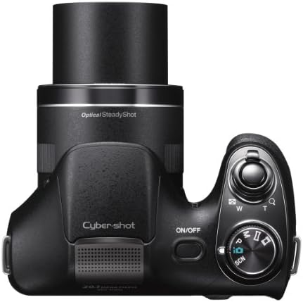 Sony DSC -H300 20.1 Мегапикселен дигитална камера со висок зум - црна