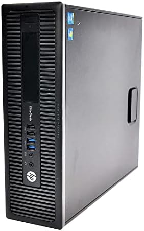 HP EliteDesk 800 G1 СФФ Десктоп Компјутер, i5 Мала Форма Фактор Бизнис Биро Врвот, 16GB RAM МЕМОРИЈА, 240GB SSD, WiFi, Тастатура Глувчето, Windows