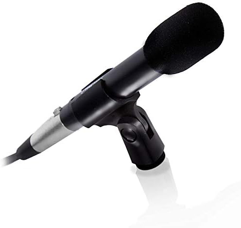 Микрофон на кондензатор Pyle PRTPDKM7CMIC - Мал инструмент за дијафрагма и гласен микрофон со клип за монтирање