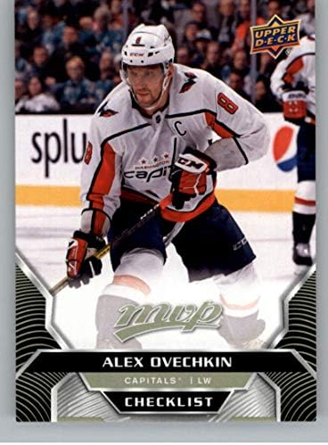 2020-21 Горна палуба МВП 200 Алекс Овечкин КЛ Вашингтон Капитал НХЛ хокеј за тргување со картички